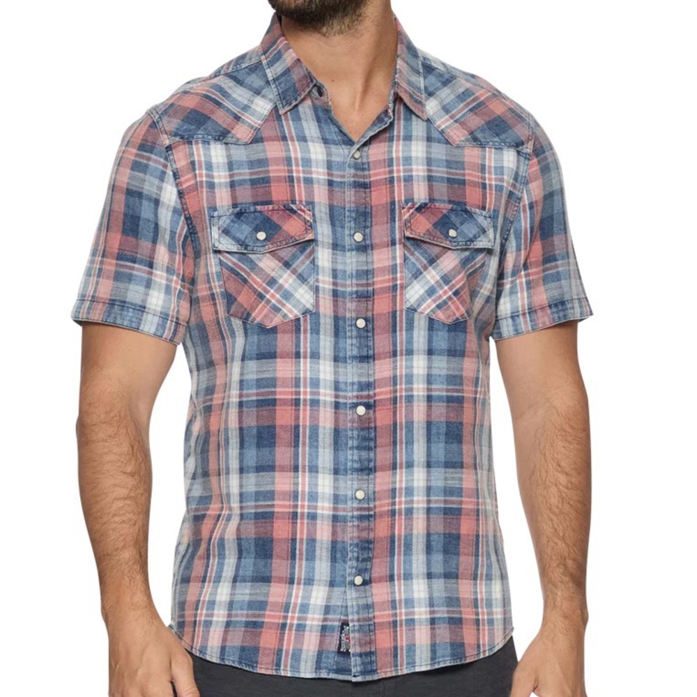 Desert Son x Flag & Anthem Winchester Short Sleeve Western Shirt, size XL